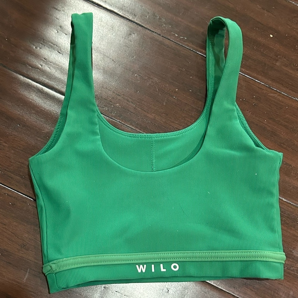 WILO Green Women's Sports Bra Top XS - Picture 2 of 4